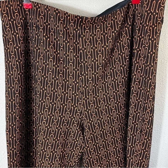 DOLAN x ANTHROPOLOGIE Dulcea Cropped Flare Printed Pants - Picture 5 of 8